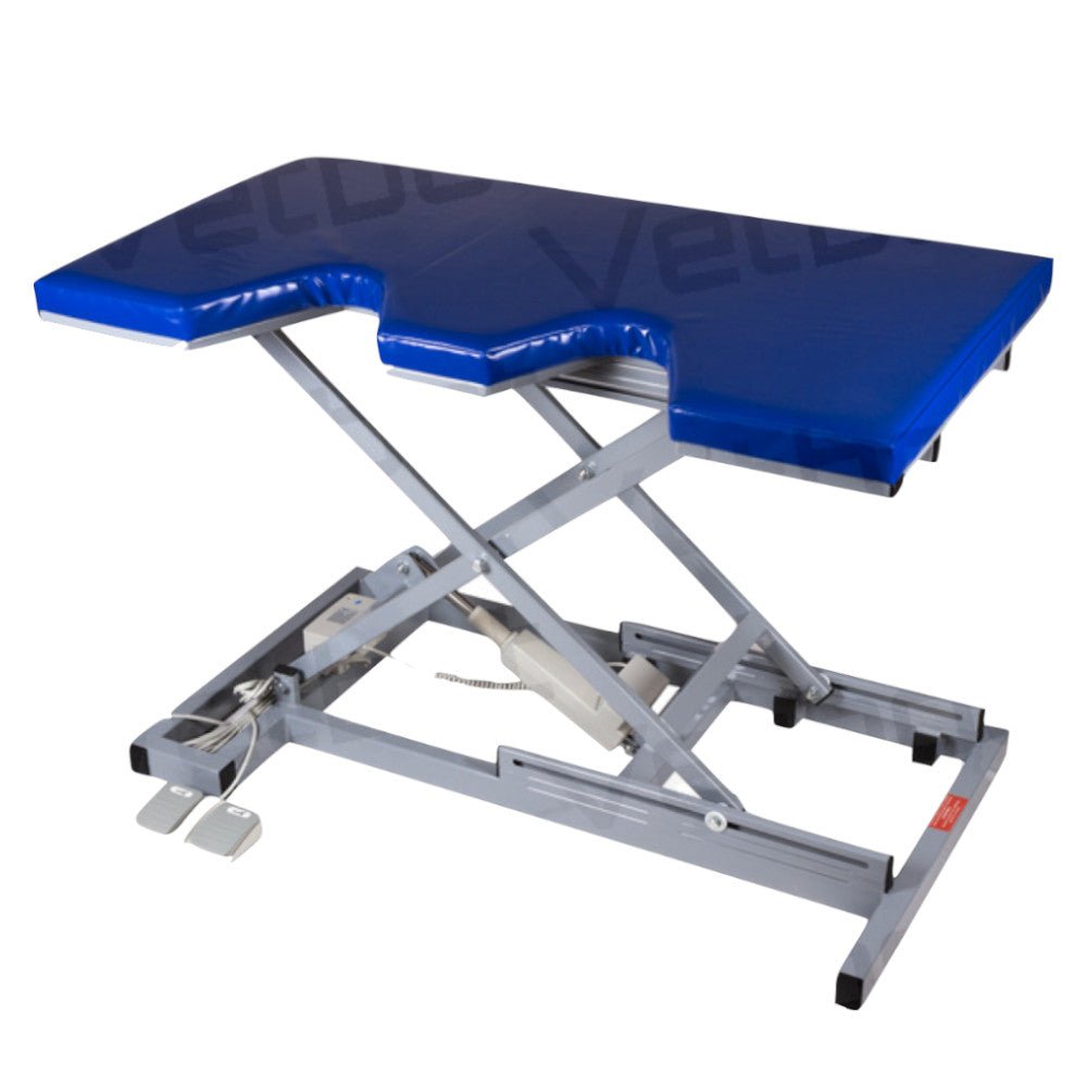 Veterinary Ultrasound Table on wheels 1320х720 (330 - 1130) mm with electric drive & soft tabletop - Shopivet.com
