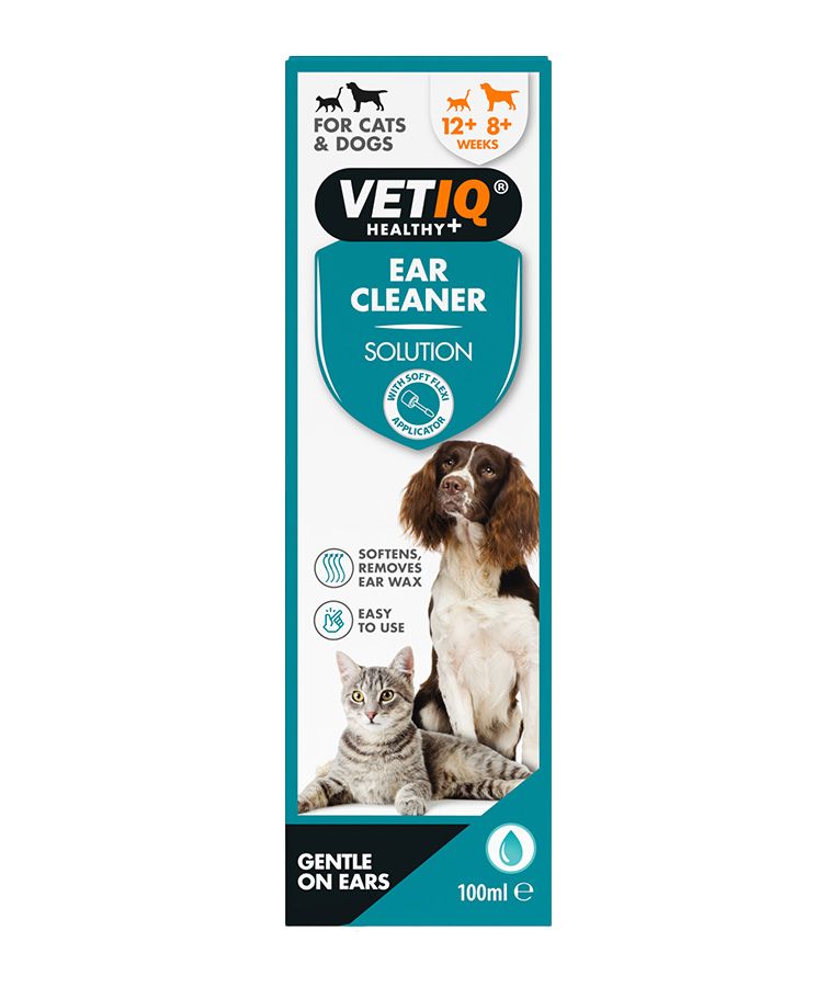 VetiQ Dog & Cat Ear Cleaner 100ml - 100ML - Shopivet.com