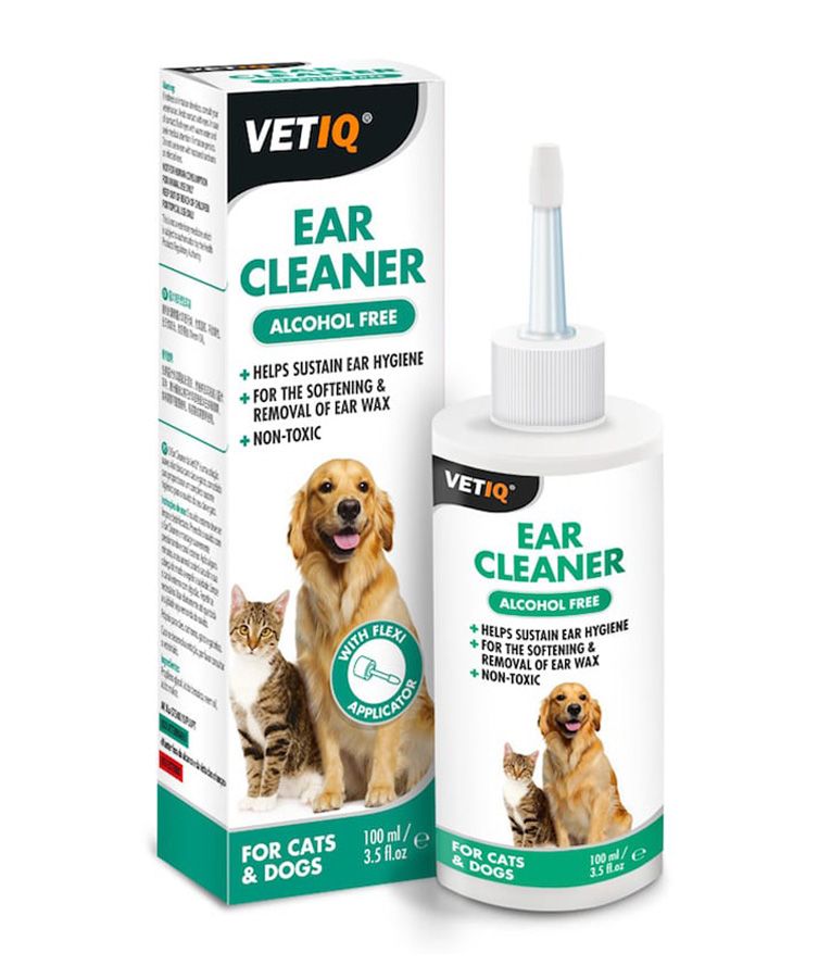VetiQ Dog & Cat Ear Cleaner 100ml - 100ML - Shopivet.com