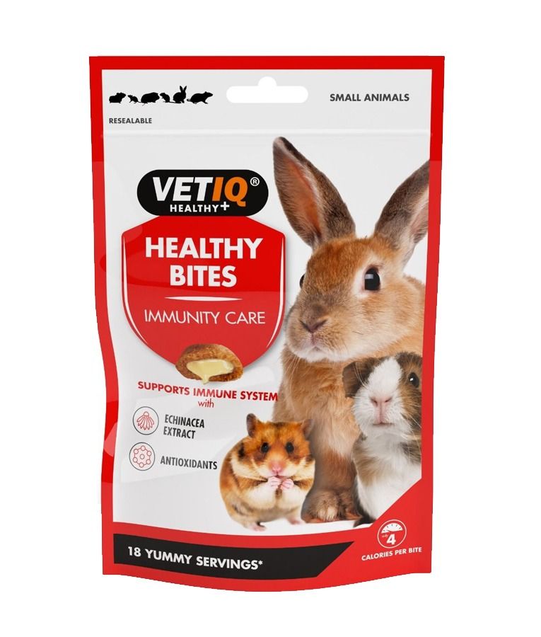 VetIQ Healthy Bites Immunity Care Small Animal Treats 30g - 30g - Shopivet.com