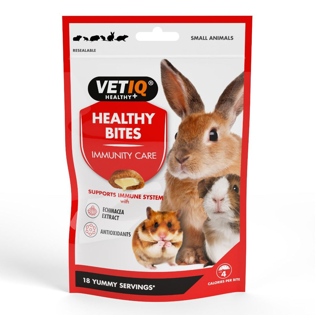 VetIQ Healthy Bites Immunity Care Small Animal Treats 30g - 30g - Shopivet.com