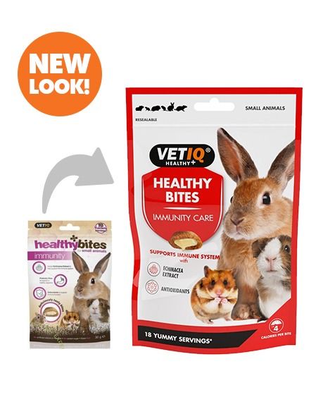 VetIQ Healthy Bites Immunity Care Small Animal Treats 30g - 30g - Shopivet.com