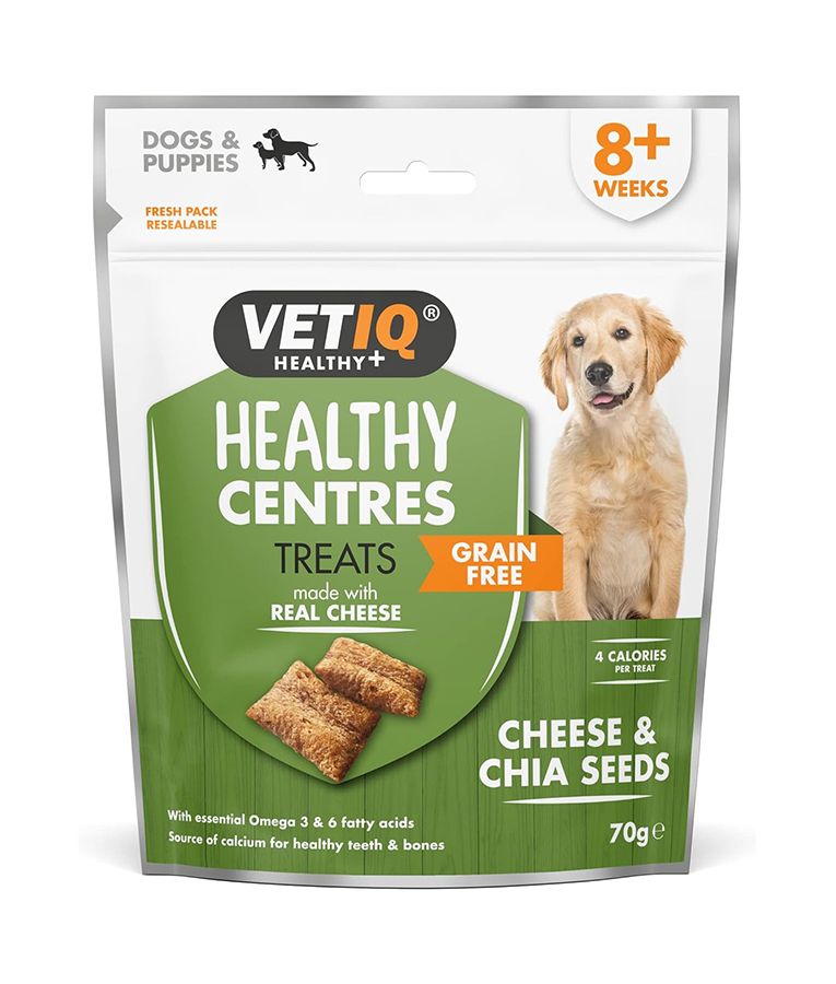 VetIQ Healthy Centres Cheese & Chia Seeds Dog Treats 70g - 70g - Shopivet.com