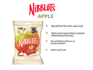 VetiQ Nibblots Apple Small Animal Treats 30g - 30g - Shopivet.com