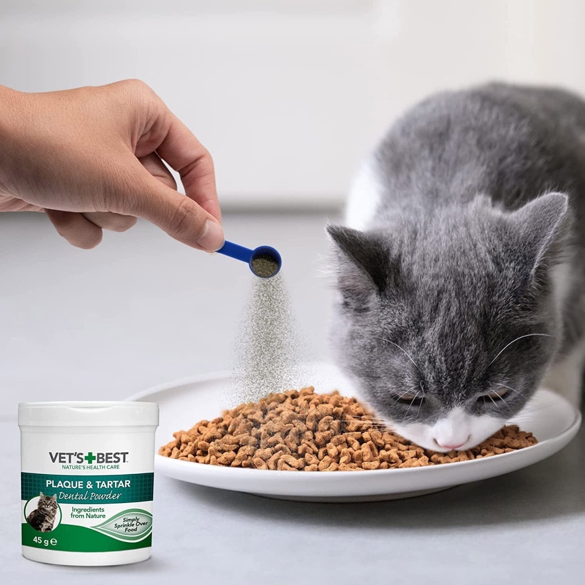 Vet’s Best Advanced Dental Powder for Cats – 45g - Shopivet.com