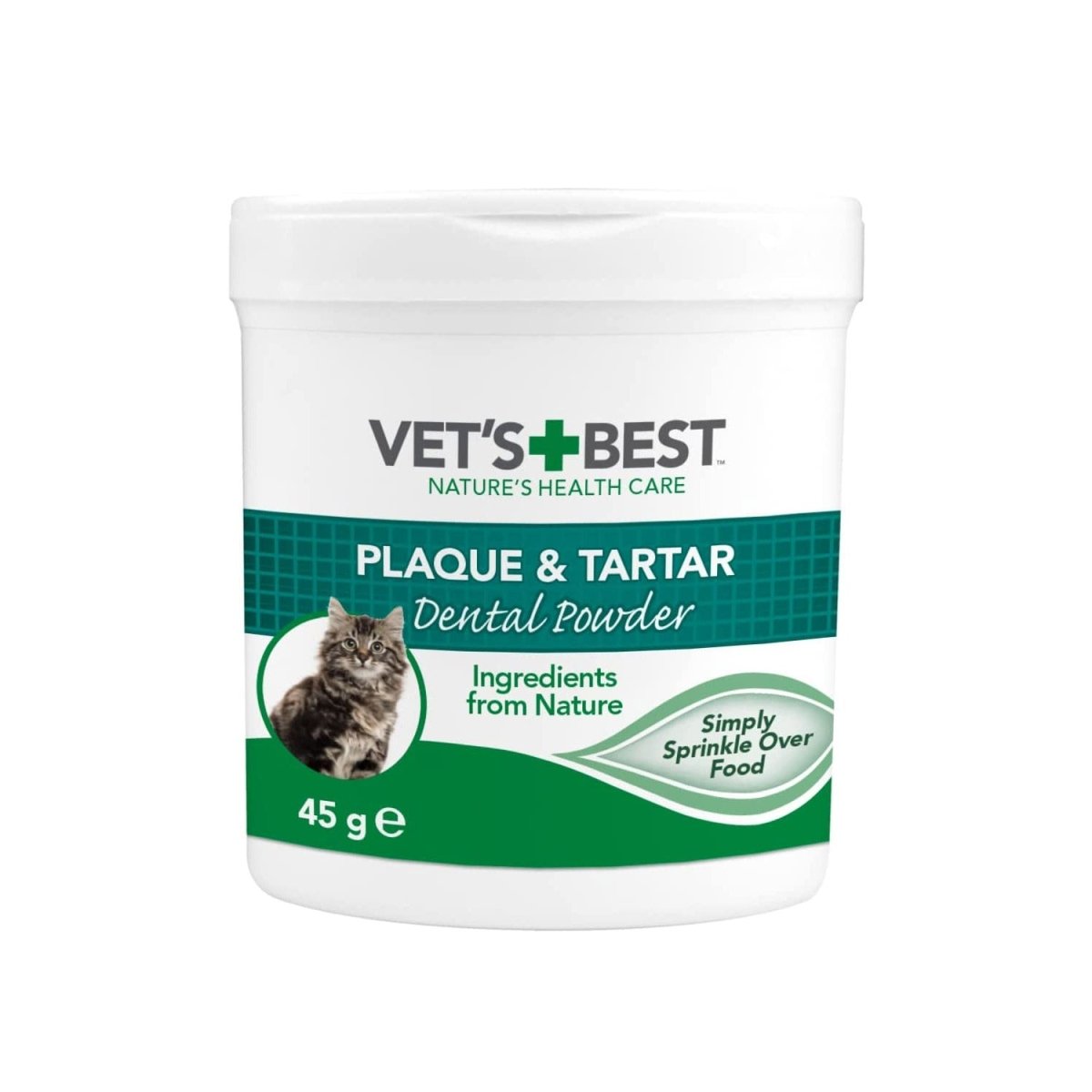 Vet’s Best Advanced Dental Powder for Cats – 45g - Shopivet.com