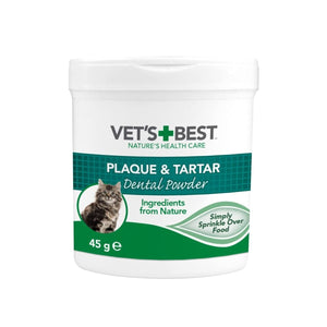 Vet’s Best Advanced Dental Powder for Cats – 45g - Shopivet.com