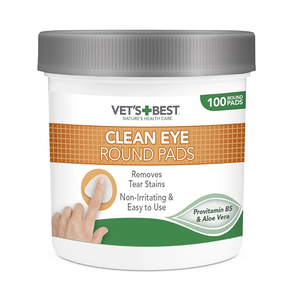 Vet’s Best Clean Eye Round Pads (100pads) - Shopivet.com