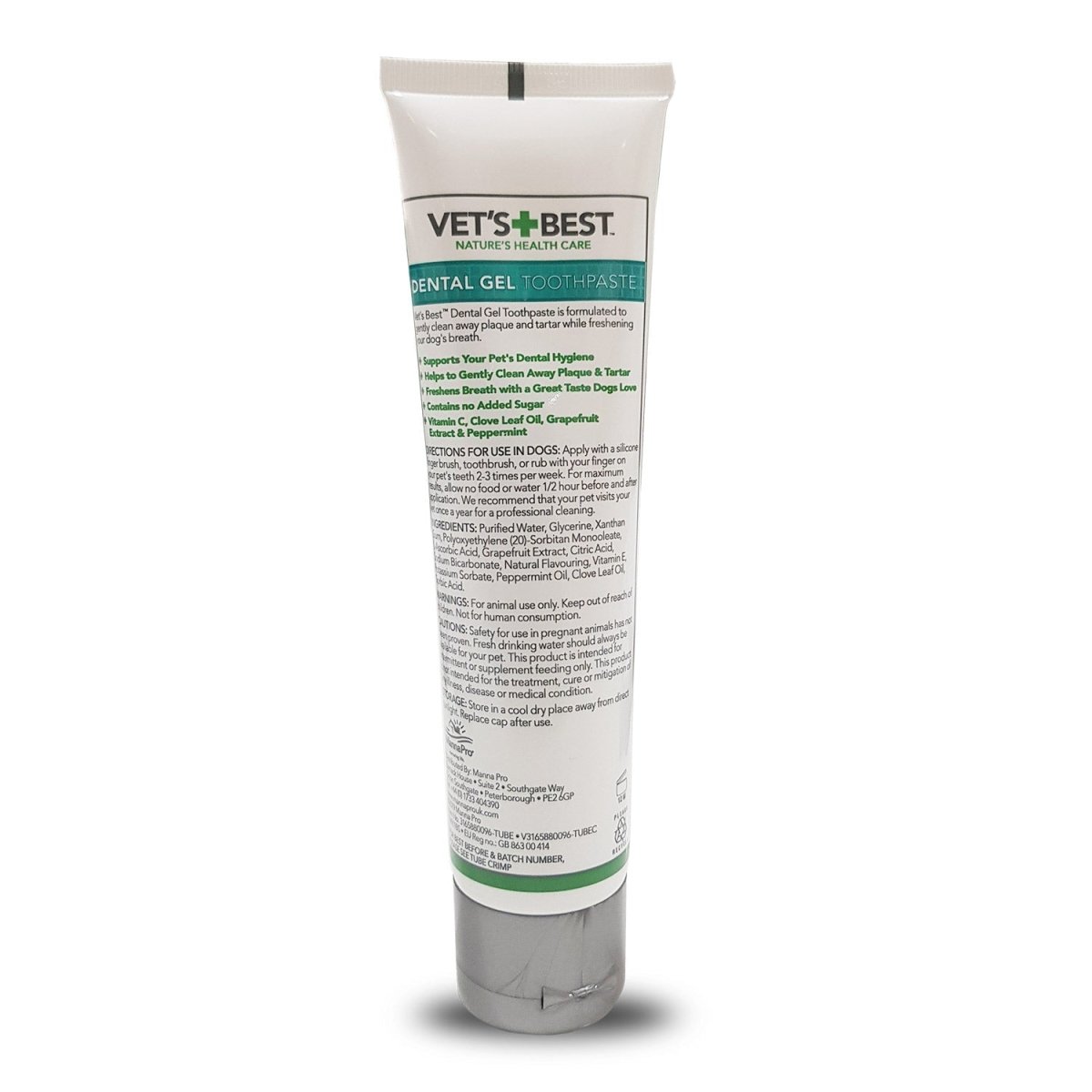 Vets Best Dental Gel 100g with Silicone Finger Brush - Shopivet.com