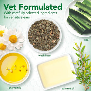 Vet’s Best Ear Relief Wash (16oz) - Shopivet.com