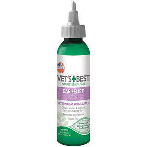 Vet’s Best Ear Relief Wash (4oz) - Shopivet.com