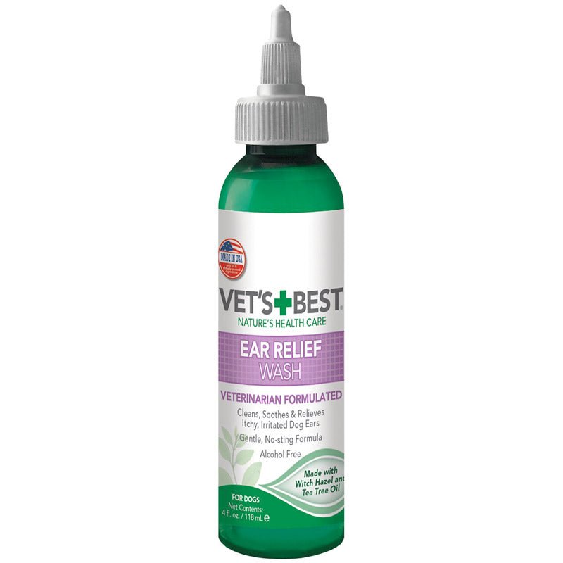 Vet’s Best Ear Relief Wash (4oz) - Shopivet.com