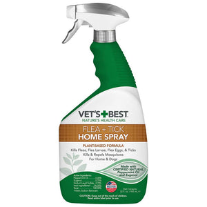 Vet’s Best Flea and Tick Home Treatment Spray 32 oz - Shopivet.com