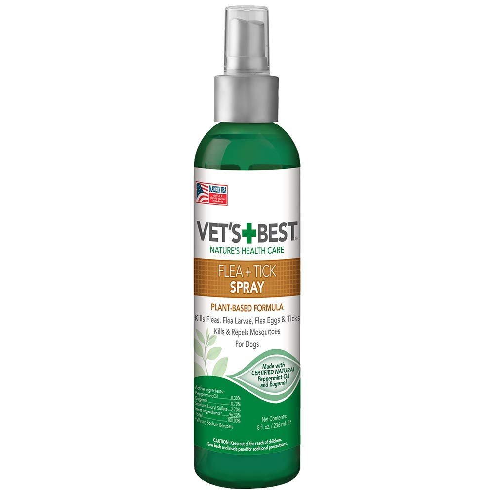 Vet’s Best Flea and Tick Home Treatment Spray (8 oz) - Shopivet.com
