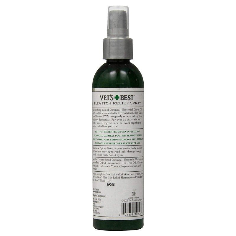 Vet’s Best Flea Itch Relief Spray 8 oz - Shopivet.com