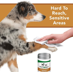Vet’s Best Flea + Tick Dog & Cat Wipes, 50 count - Shopivet.com