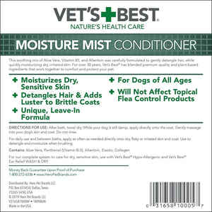 Vet’s Best Moisture Mist Conditioner (16oz) - Shopivet.com
