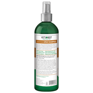 Vet’s Best Natural Anti - Flea Easy Spray Shampoo (16 oz) - Shopivet.com