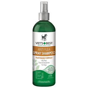 Vet’s Best Natural Anti - Flea Easy Spray Shampoo (16 oz) - Shopivet.com