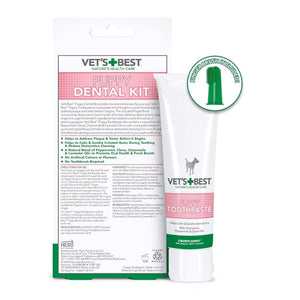 Vet’s Best Puppy Toothpaste with Silicon Finger Brush - Shopivet.com