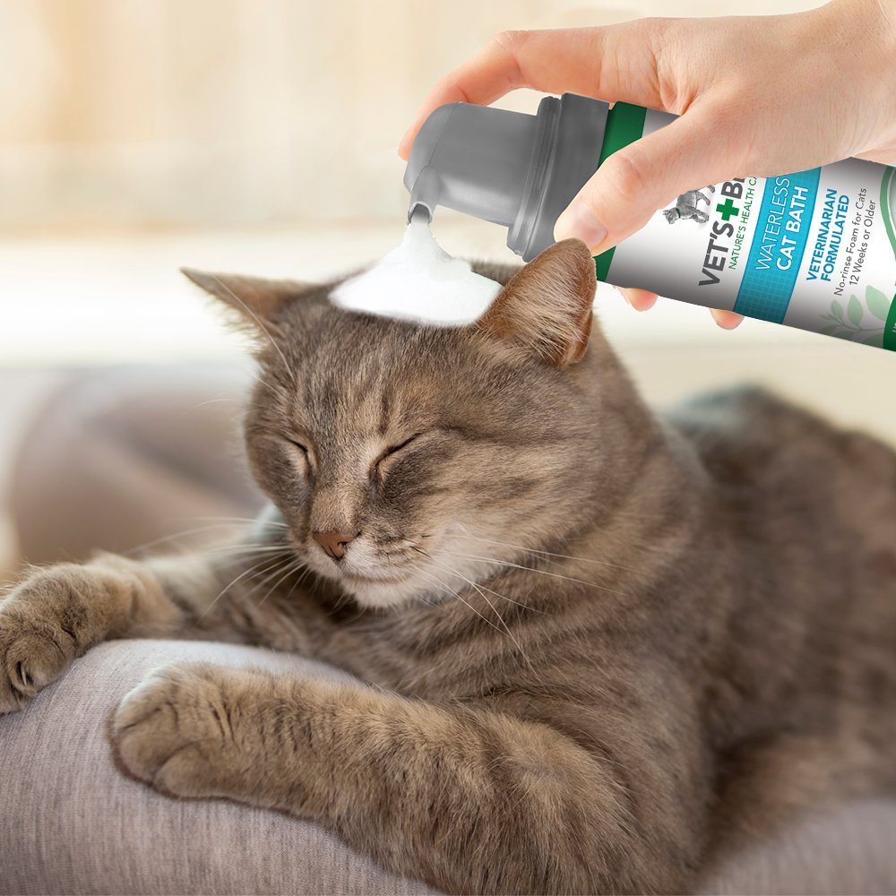 Vet’s Best Waterless Cat Bath 4oz - Shopivet.com