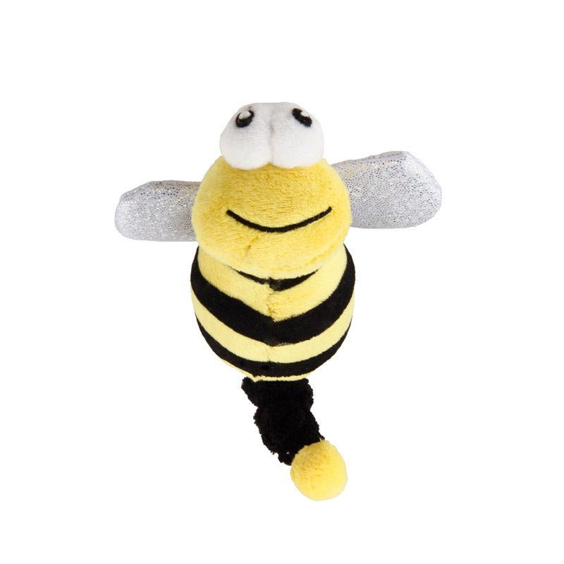 Vibrating Running Bee with Catnip inside – Yellow - Shopivet.com