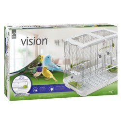 Vision Bird Cage for Medium Birds - Double Height - 62.5 x 39.5 x 87 cm - Shopivet.com