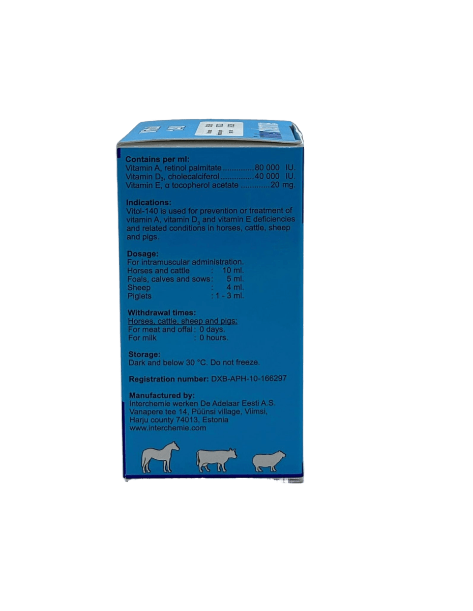vitol 140 100ml - Shopivet.com
