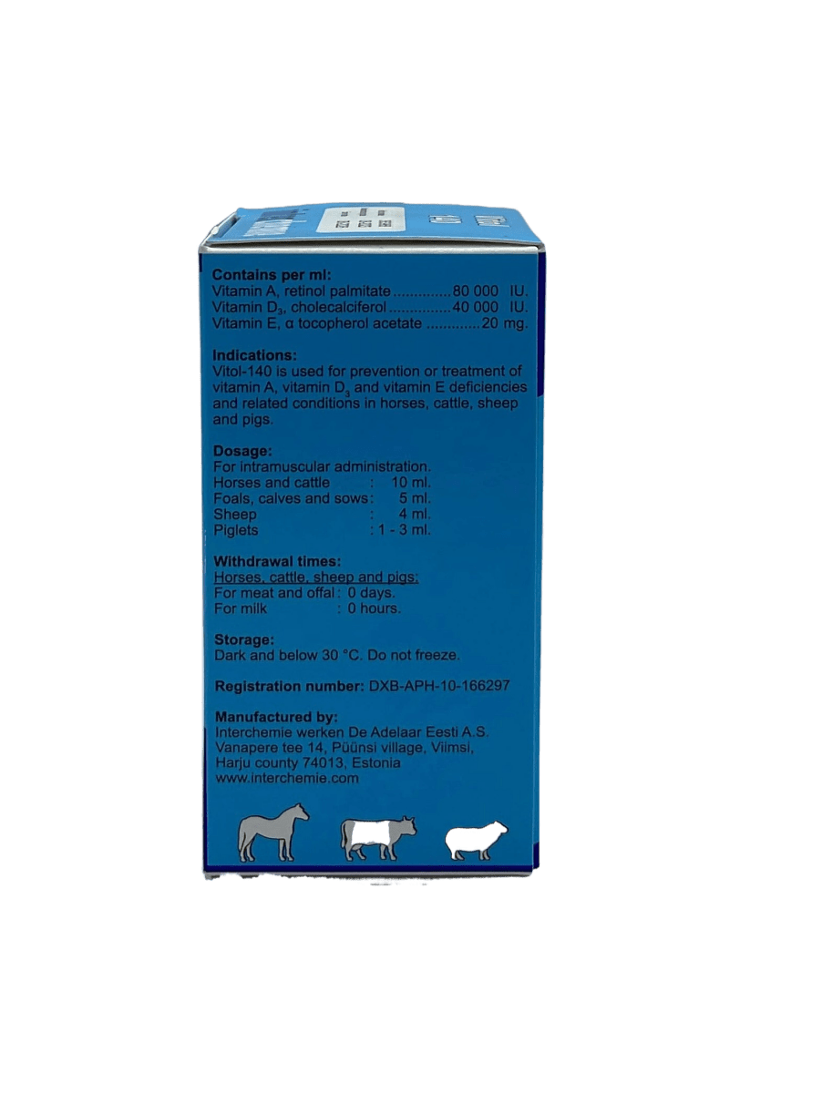 vitol 140 100ml - Shopivet.com