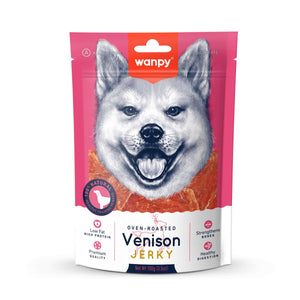 Wanpy Dry Venison Jerky 100g - Shopivet.com
