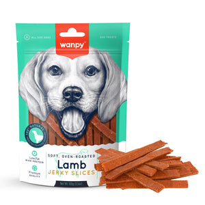 Wanpy Soft Lamb Jerky Slices 100g - Shopivet.com