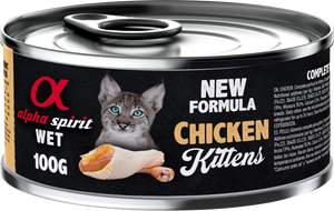 Wet Food for Kittens Chicken, 6 x 100 g cans