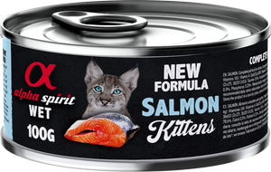 Wet Food for Kittens Salmon, 6 x 100 g cans