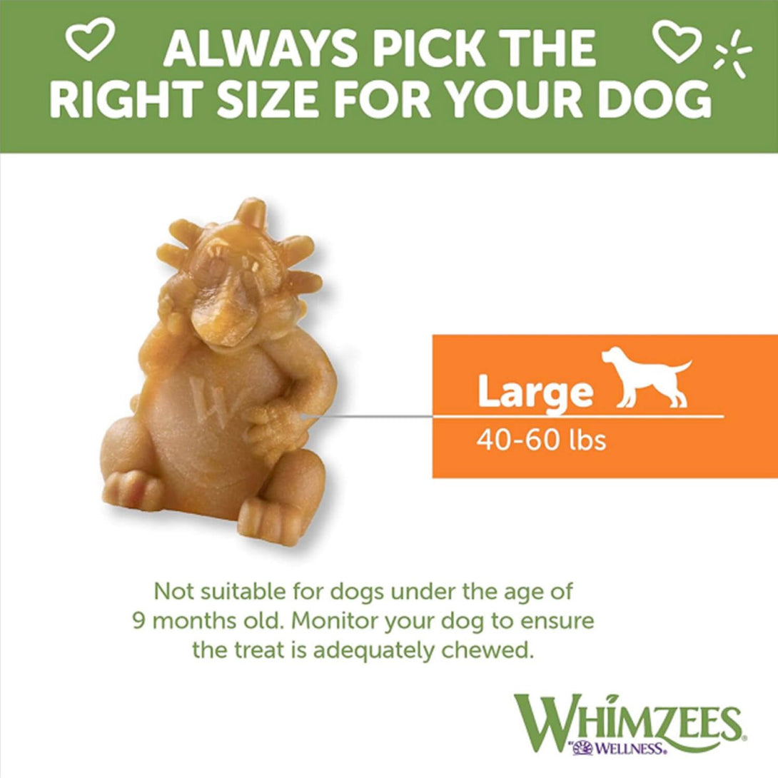 Whimzees Hedgehog Dental Dog Treats – Large (6pcs) - Shopivet.com