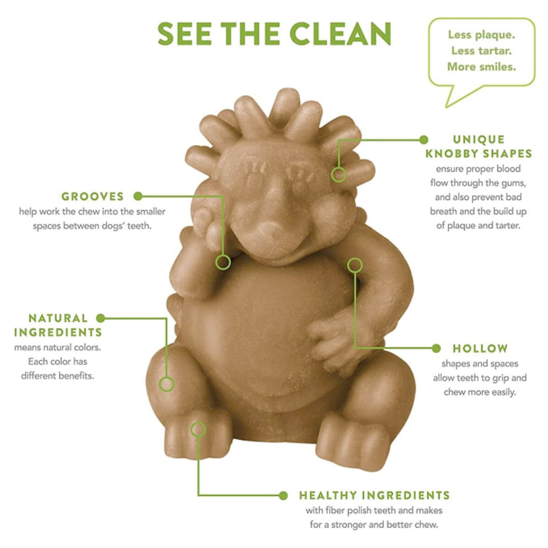 Whimzees Hedgehog Dental Dog Treats – Large (6pcs) - Shopivet.com