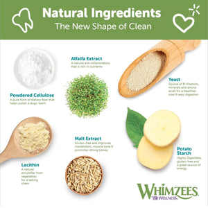 Whimzees Hedgehog Dental Dog Treats – Large (6pcs) - Shopivet.com