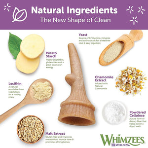 WHIMZEES Occupy Antler Natural Dental Chews for Dogs – Small (24pc) - Shopivet.com