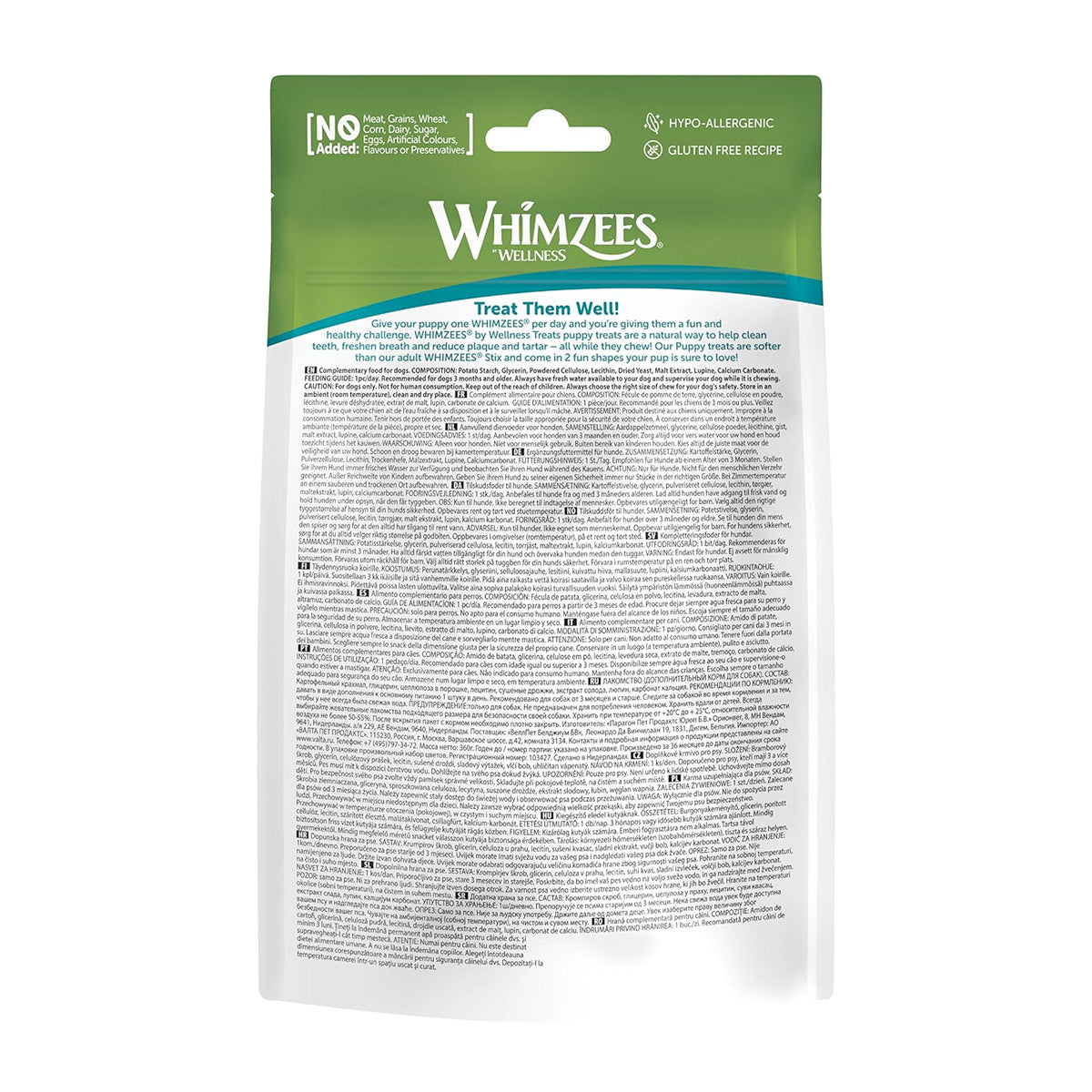 Whimzees Puppy Stix M/L (14 Pcs) - Shopivet.com