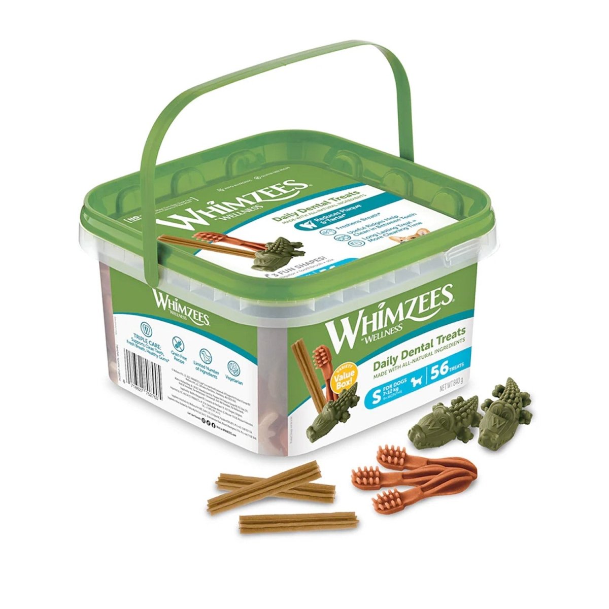 Whimzees Variety Value Box Small 56 pcs - Shopivet.com