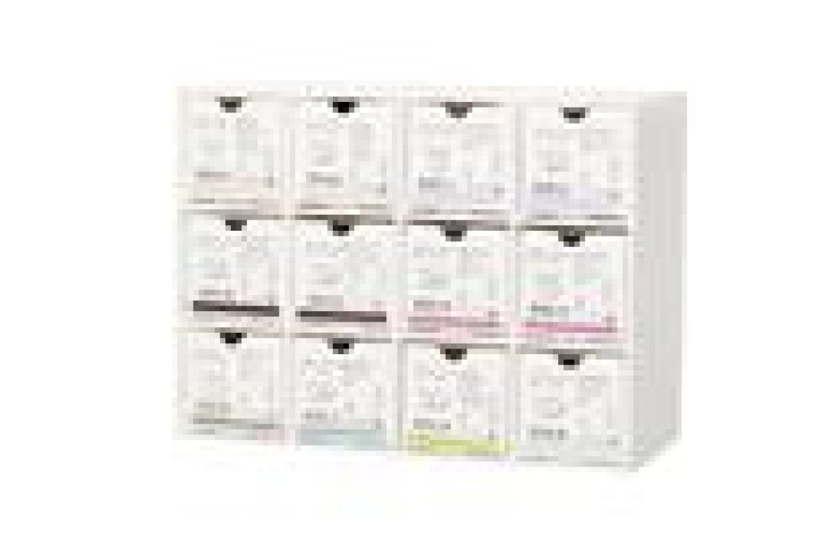 White acrylic suture display