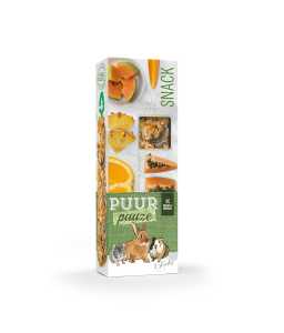 Witte Molen Puur Pauze Sticks Orange & Papaya 110g - Shopivet.com