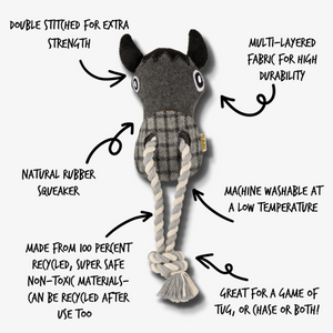 Wonky Woolies Tuggerz - Donkey