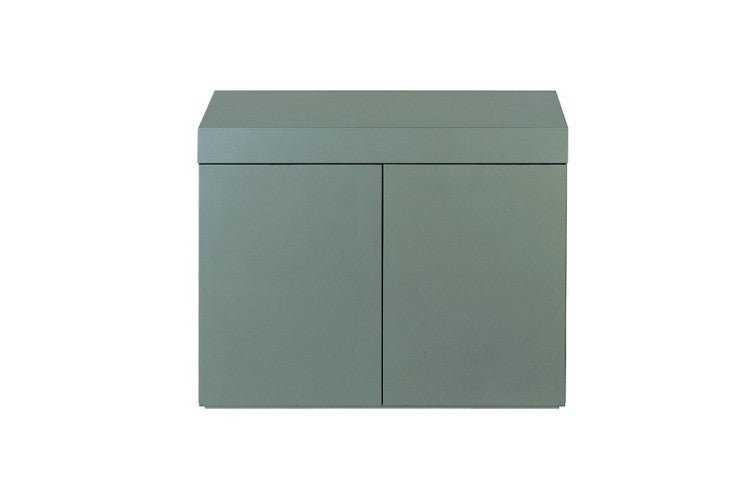 Wood Cabinet 120 (W120xD45xH70cm) Metallic Silver - Shopivet.com