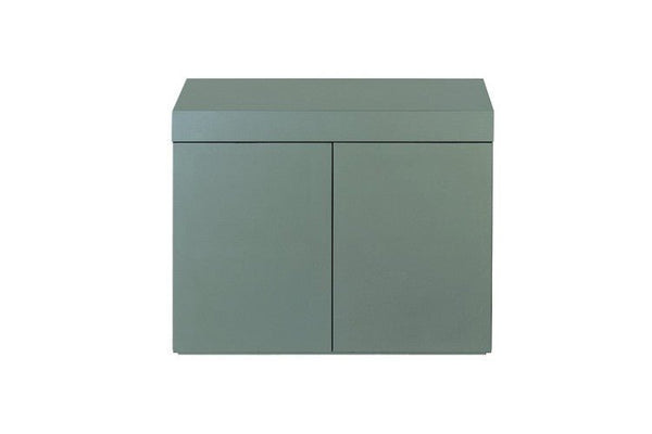 Wood Cabinet 120 (W120xD45xH70cm) Metallic Silver - Shopivet.com