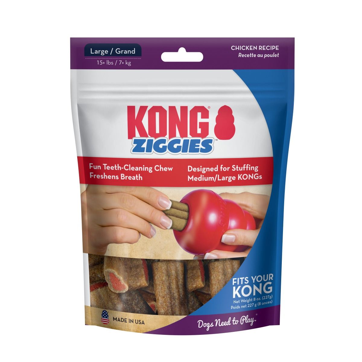 Kong Ziggies Chicken Dog Treats -