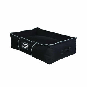 Rogz Lekka Cushioned Dog Bed - BLACK Large