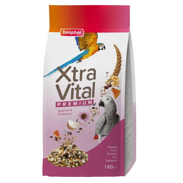 XtraVital Parrot Complete Bird Food - 1 kg - Shopivet.com