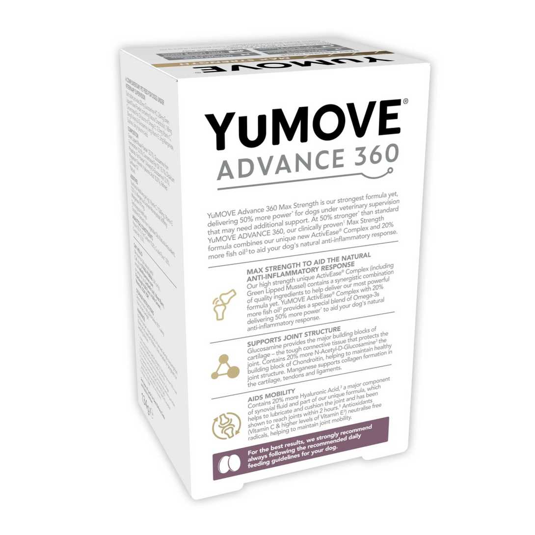 YuMOVE Advance 360 Max for Dogs 120 Tabs