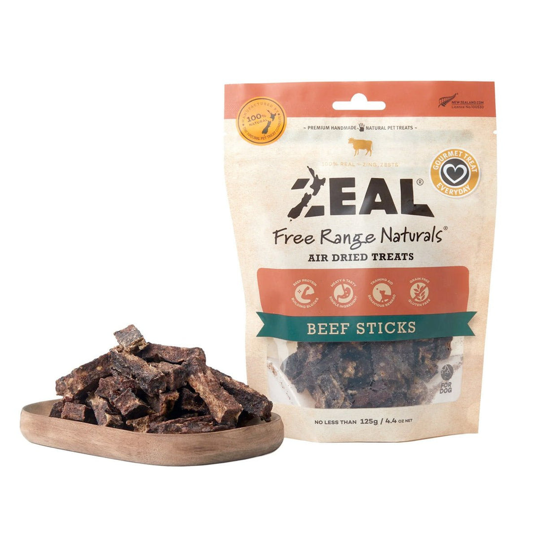 Zeal Beef Sticks 125g - Shopivet.com