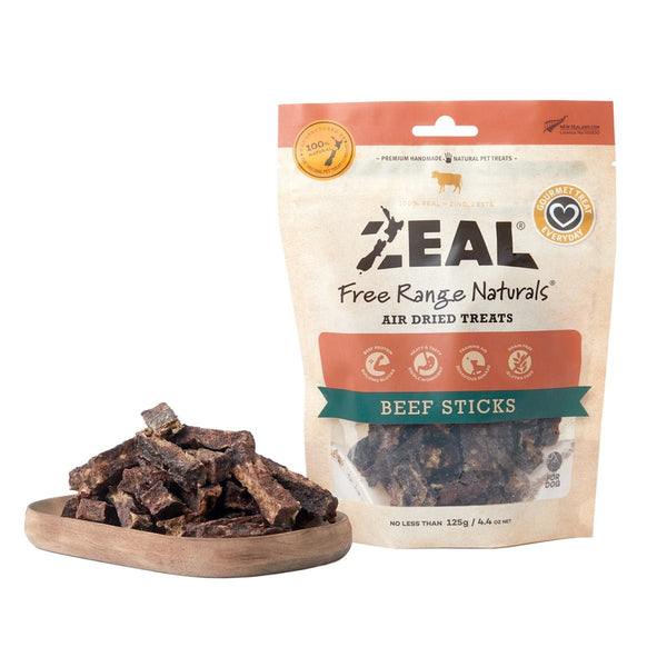 Zeal Beef Sticks 125g - Shopivet.com